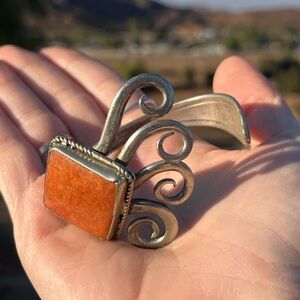 Oneida Community Silver Bangle